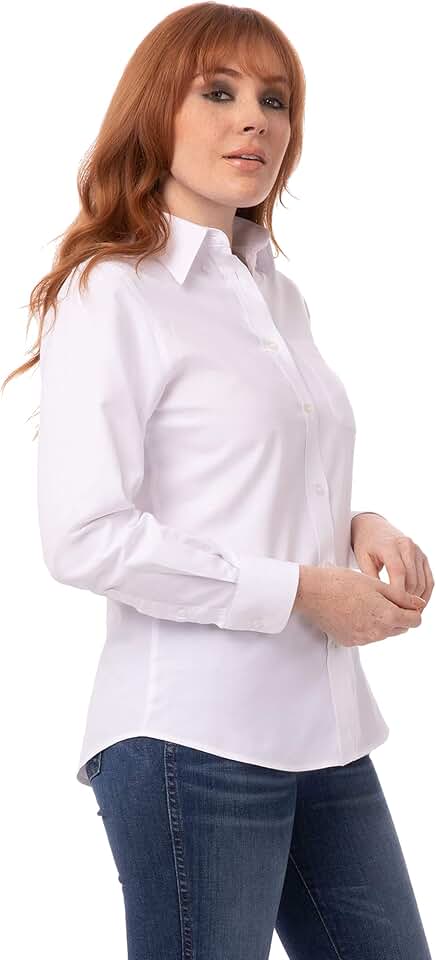 Amazon.com: Women's White Dress Shirts