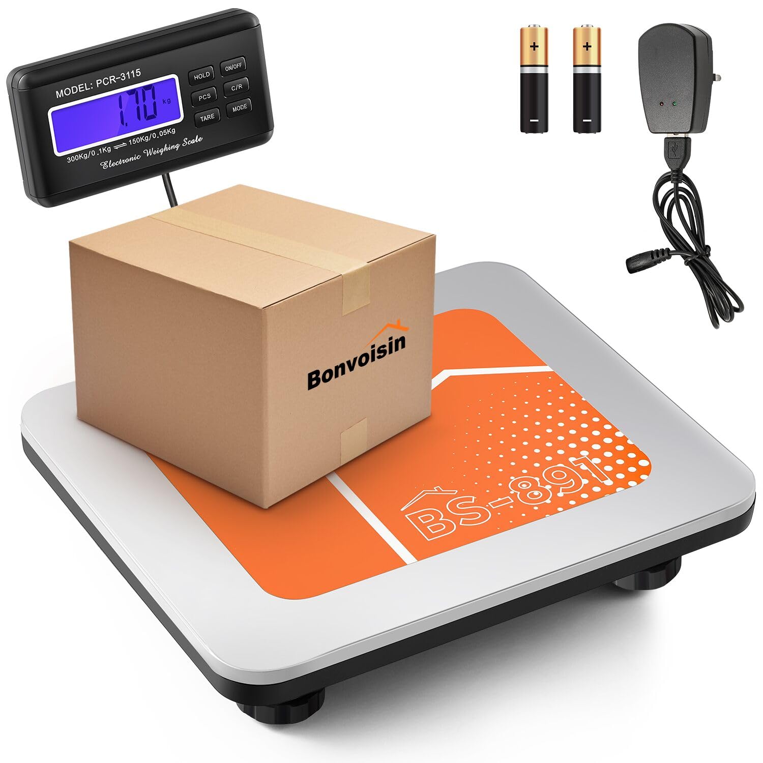 Bilancia Postale Digitale Bonvoisin 300kg - Ideale Per Spedizioni E Pacchi - Foto 5