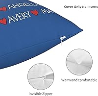 Vista 4 de Fundas de almohada personalizadas para mamá, papá, abuela, funda de almohada personalizada con nombres de niños, funda de almohada personalizada