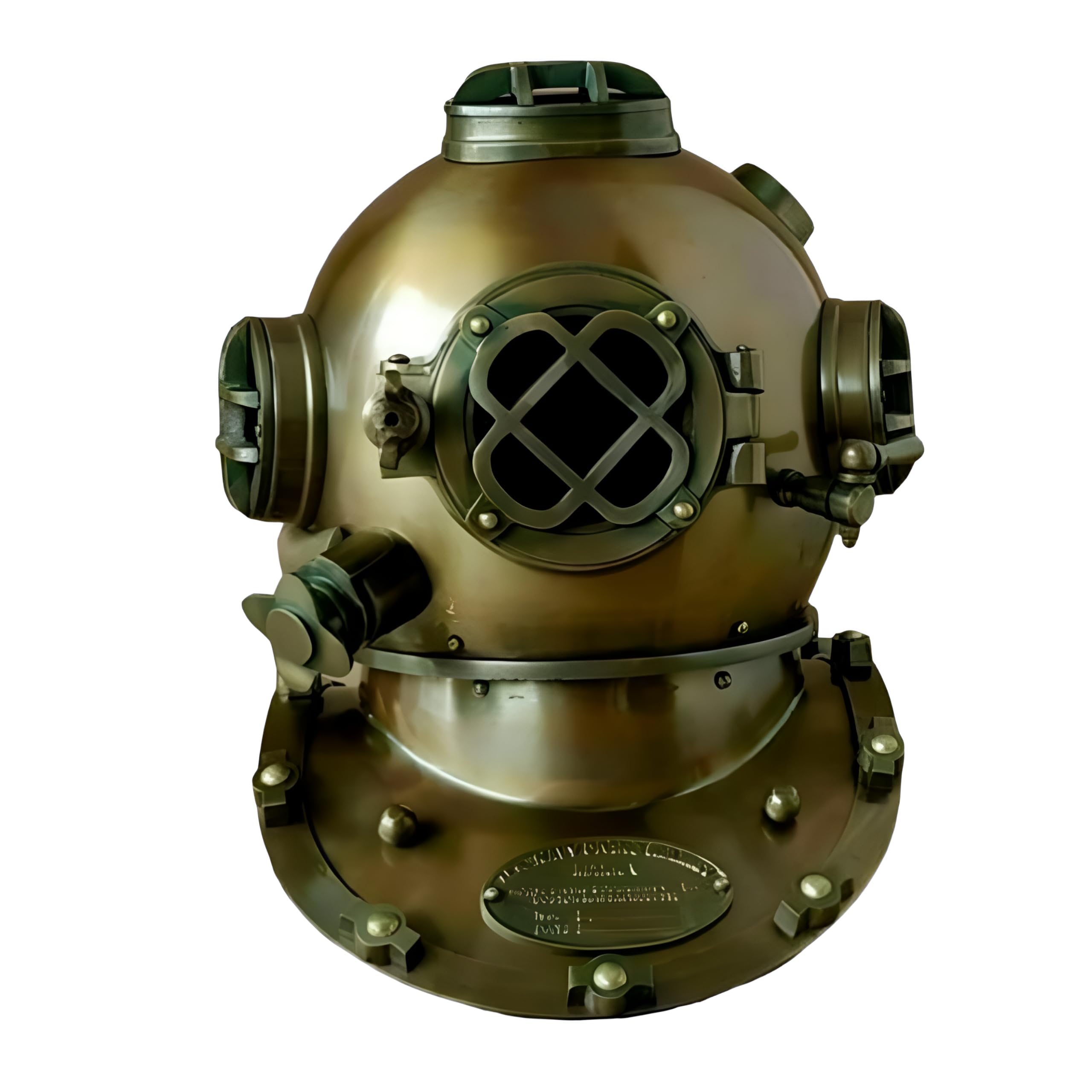 Casco de buceo náutico hecho a mano con acabado de cobre para buceo, Marina de EE. UU., Mark V, casco marino de mar profundo, casco de buceo, decoración del hogar, artículo de