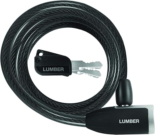 Wordlock Candado de cable MatchKey - 0.394 in, 5 pies, negro