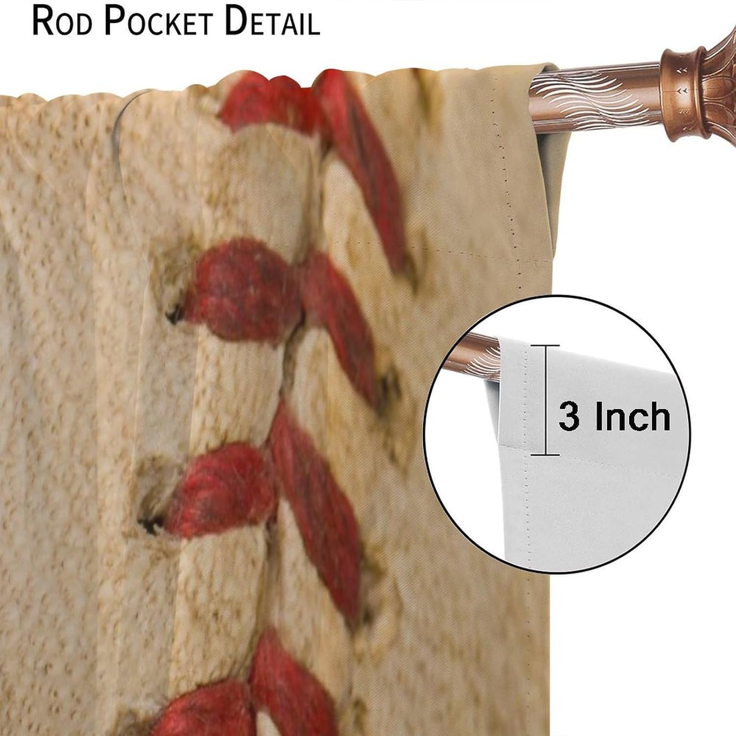 Sports Baseball Blackout Curtains Sports Theme Boys Girls Bedroom Decorative Curtains for Teens Toddler Nursery Insulated Decorative Curtains 52x84 Inch