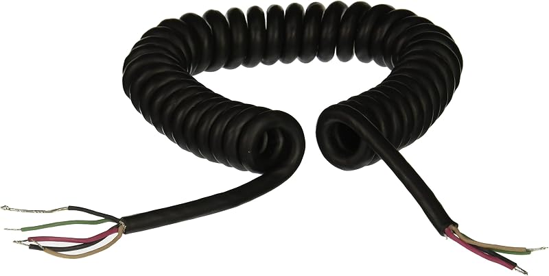 Shure C29C 4-Conductor, 2 Shielded 6-Feet Coiled Cable for 527B