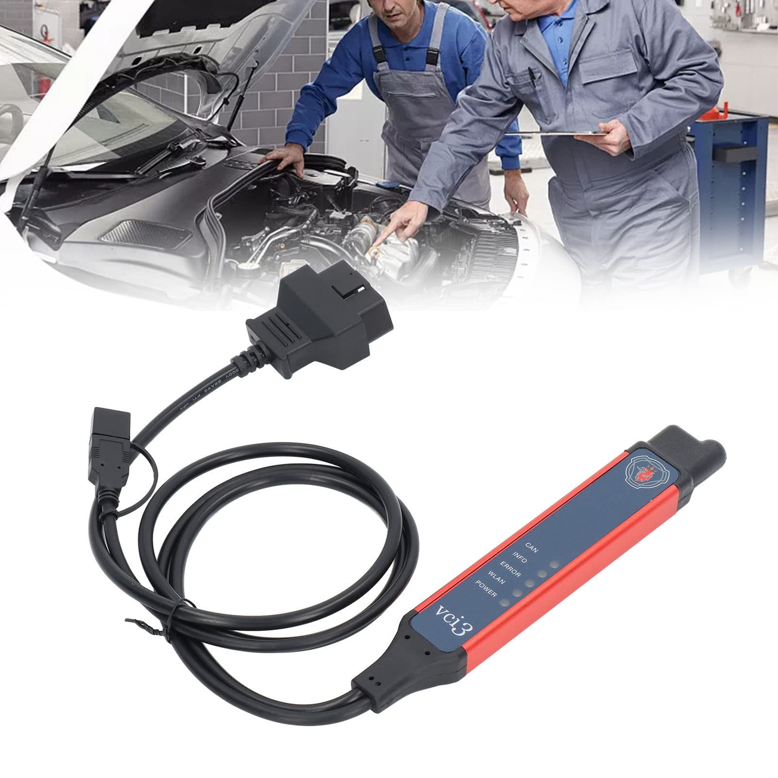 Lector de códigos VCI 3, herramienta de diagnóstico de fallas del motor para camiones, herramientas de diagnóstico