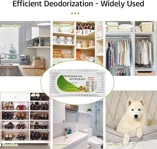 Miniatura 6 de Desodorante para refrigerador desodorante de carbón activado desodorante e hidratante para mantener el refrigerador alimentos frescos 4 paquetes