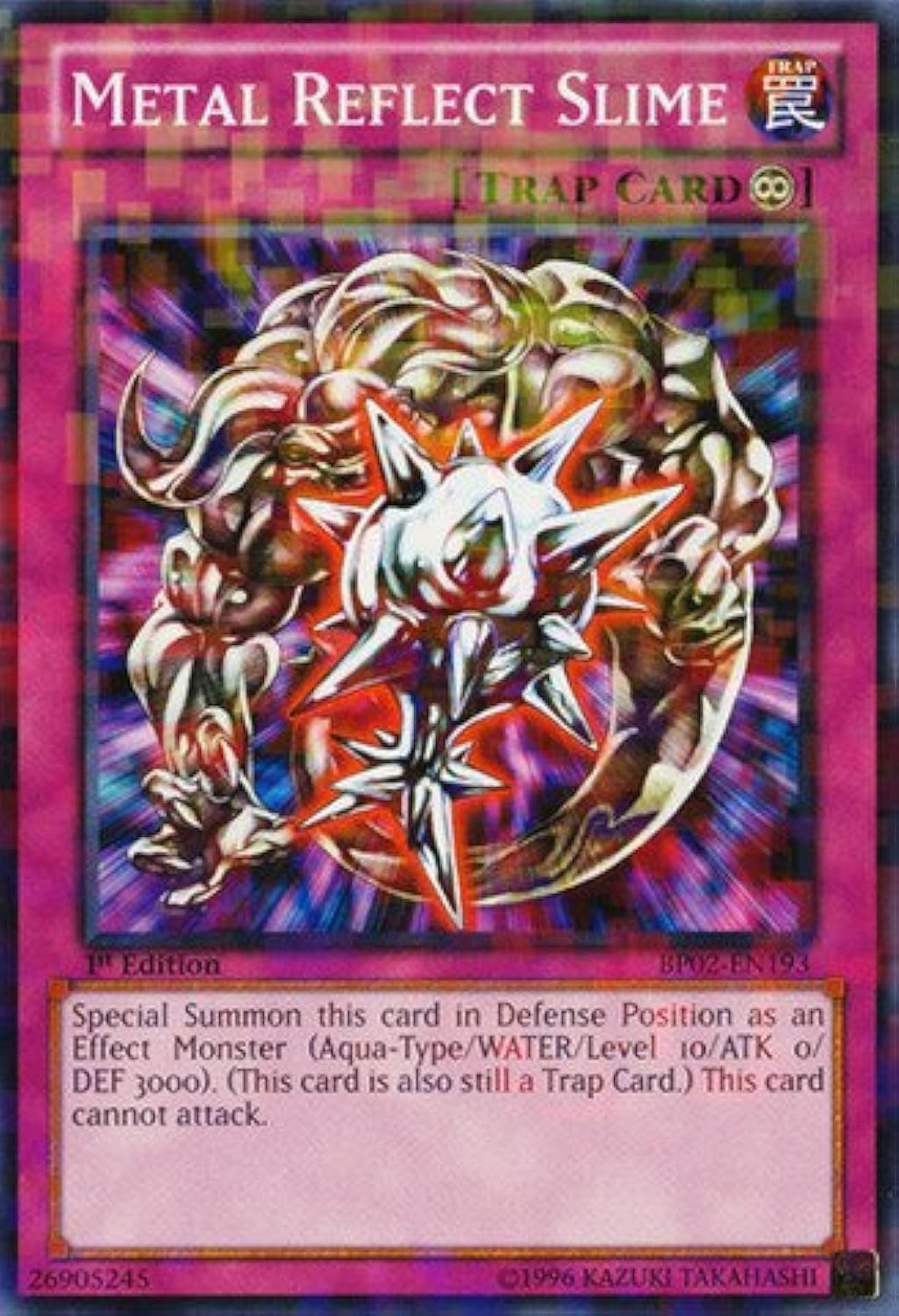 YU-GI-OH! - Metal Reflect Slime (BP02-EN193) - Battle Pack 2: War of The Giants - 1st Edition - Mosaic Rare