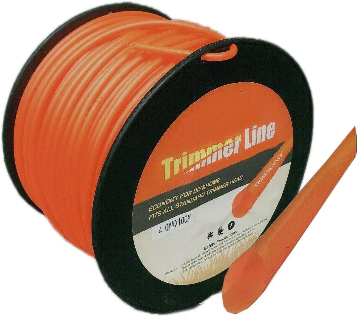 Filo per decespugliatore Taglia Erba Tondo 4MM Bobina da 100 Metri