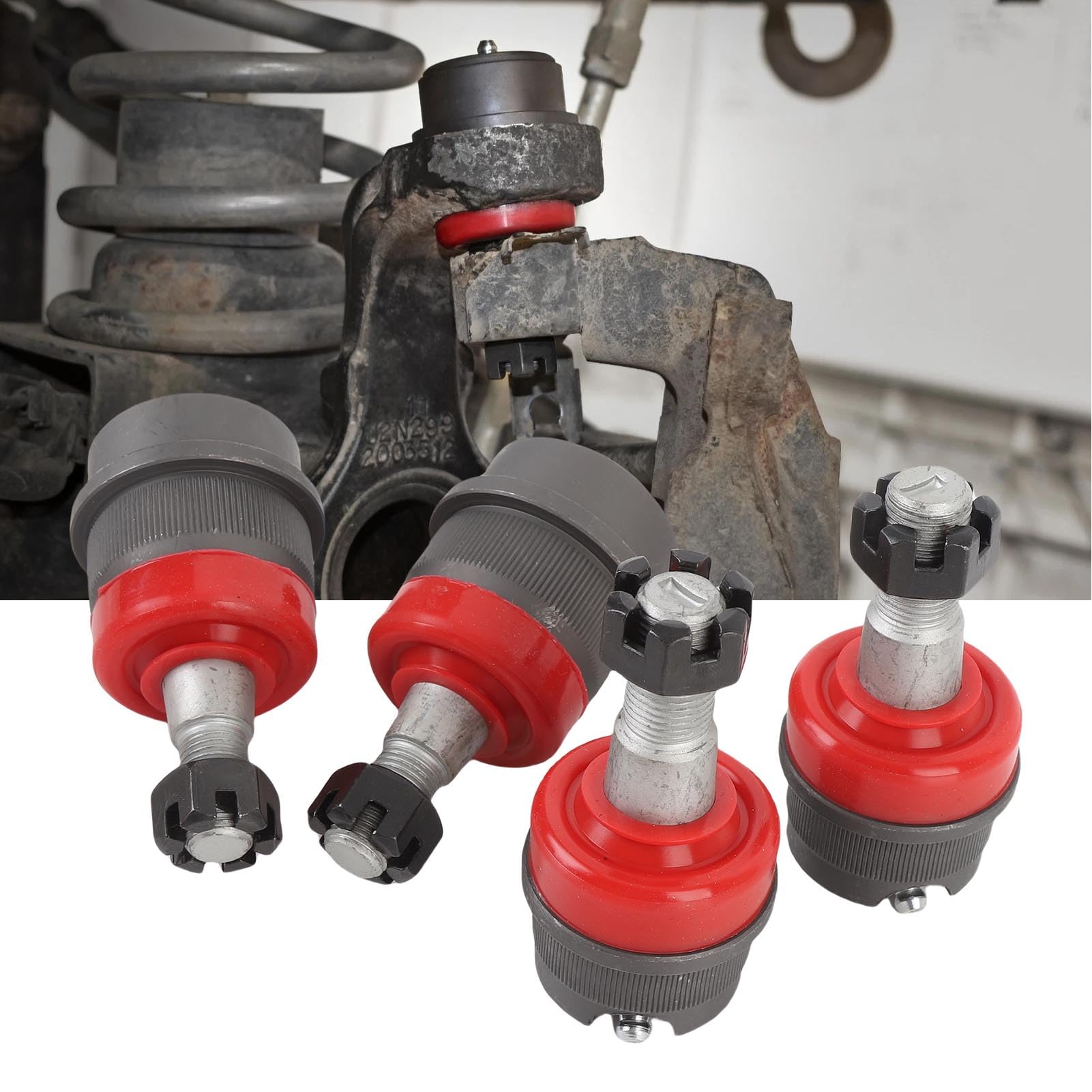 Giunto Sferico, Resistente per Impieghi Gravosi Assale Set di 4 in Metallo, Ricambi Veicoli Fuoristrada Commerciali for Meccanici Officina Riparazione Auto