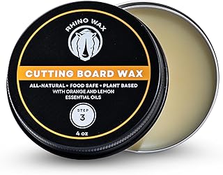 Rhino Wax Coconut Cutting Board Oil and Wax Kit