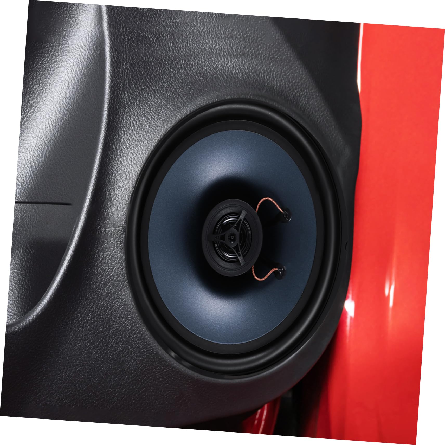 IMIKEYA Altavoces Coaxiales para Coche 6,5 Pulgadas Graves Potentes y Construcción Plástica para Sistema Estéreo De Componentes Compatible Instalación Puerta, Uso Diario y Sonido Equilibrado