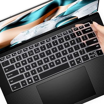 Keyboard Cover for 2025-2022 Dell XPS 15 9500 9510 9520 9530 15.6 Inch & XPS 17 9720 9700 9710 9730 17 Inch & DELL Precision 5770 5570 5760 5560 15.6" 17.3" US Layout NOT FIT XPS 13 14 16 inch
