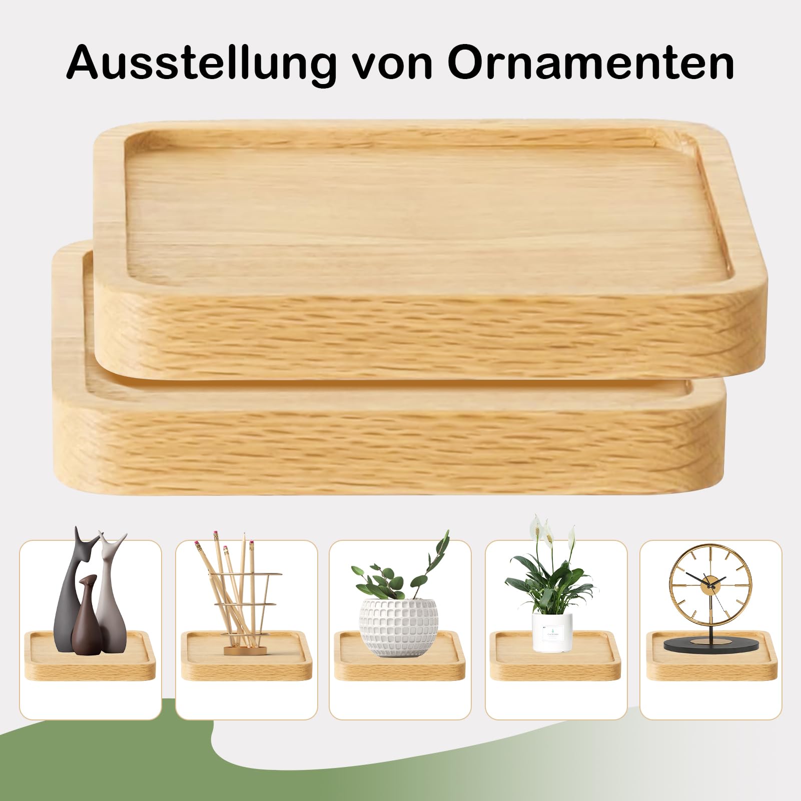 bambus babyteller Kinderteller mit Saugnapf + Besteck main image 0
