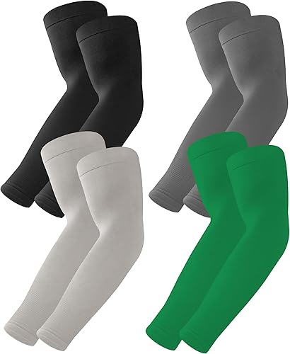 Miniatura 34 de BHYTAKI Mangas de Protección Solar UV, Mangas de Compresión de Brazo con Enfriamiento UPF 50 para Deportes para Hombre Mujer Adolescente