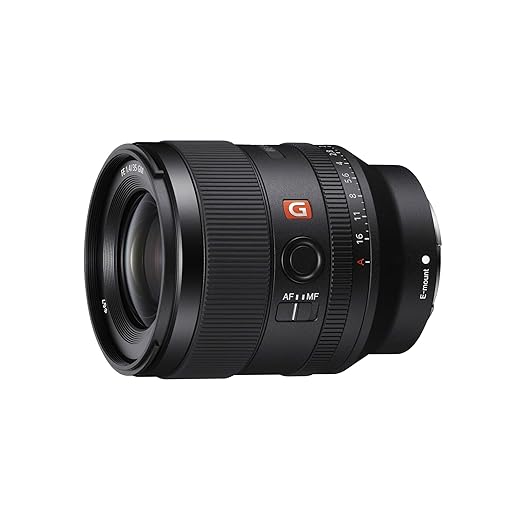 Sony FE 35mm F1.4 GM Full-Frame Large-Aperture Wide Angle G Master Lens Black