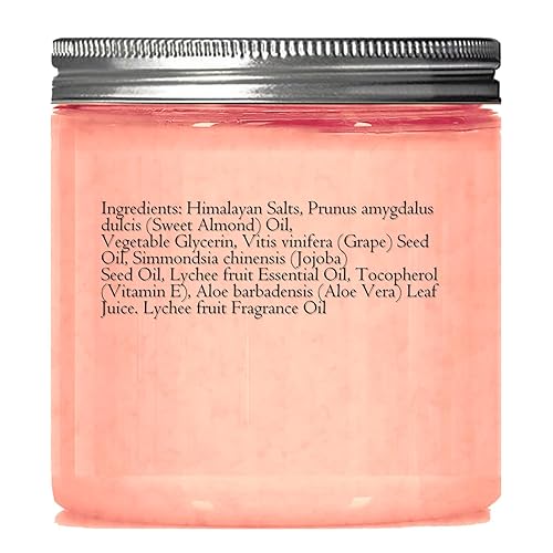 Miniatura 6 de Exfoliante de sal del Himalaya de 10 onzas  Descubre la mejor hidratación de la piel y otorga una piel brillante y saludable  El mejor relleno de