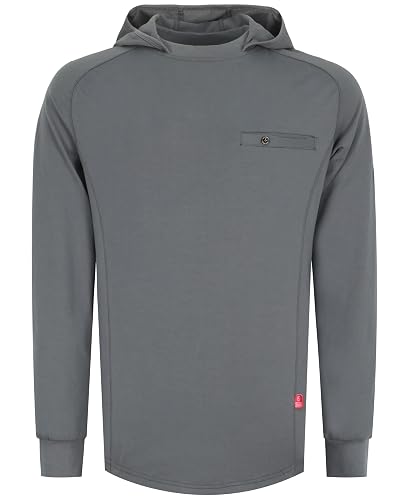 BOCOMAL FR Hooded T Shirts Utility Pocket Fire Resistant Summer