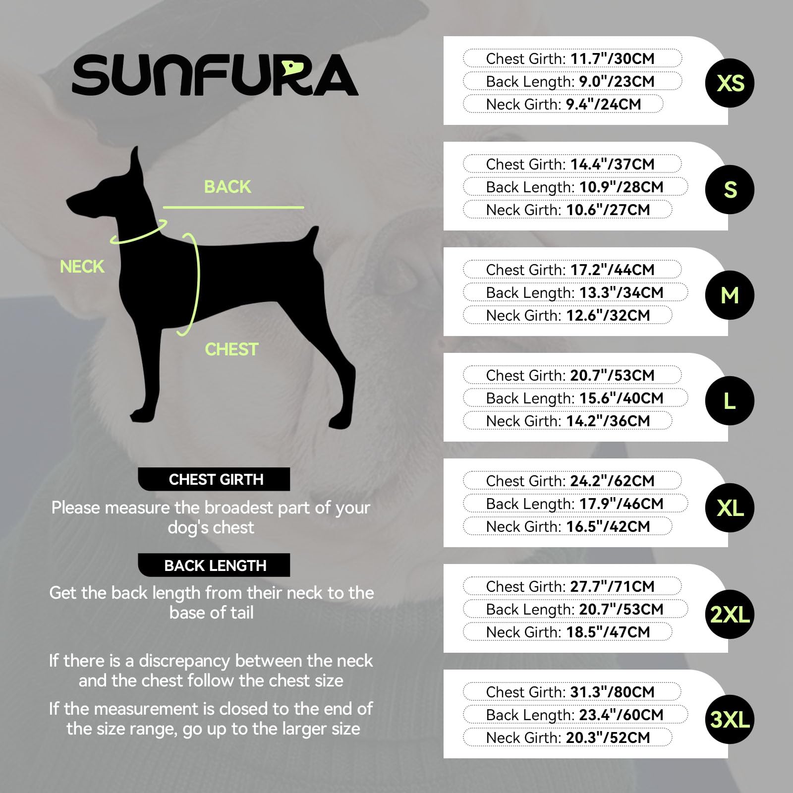 SUNFURA XS Hundepullover, kleine Hundepullover, Strickwaren für den Winter, Katzenpullover, Weihnachtssweatshirt für Yorkie, Chihuahua, warme dicke Rollkragenkleidung für Hunde, Jungen, Mädchen,