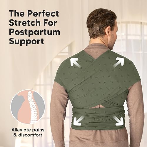 Miniatura 5 de KeaBabies Portabebés y paquete de 3 sacos de dormir para bebé, todo en 1 original transpirable eslinga para bebé, manos libres, saco de envolver