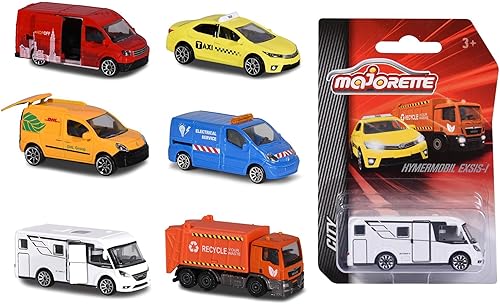 Majorette City Cars - 1 de 6 modelos diferentes de autos con rueda libre y suspensión para edades de 3 años en adelante, 3.0 in