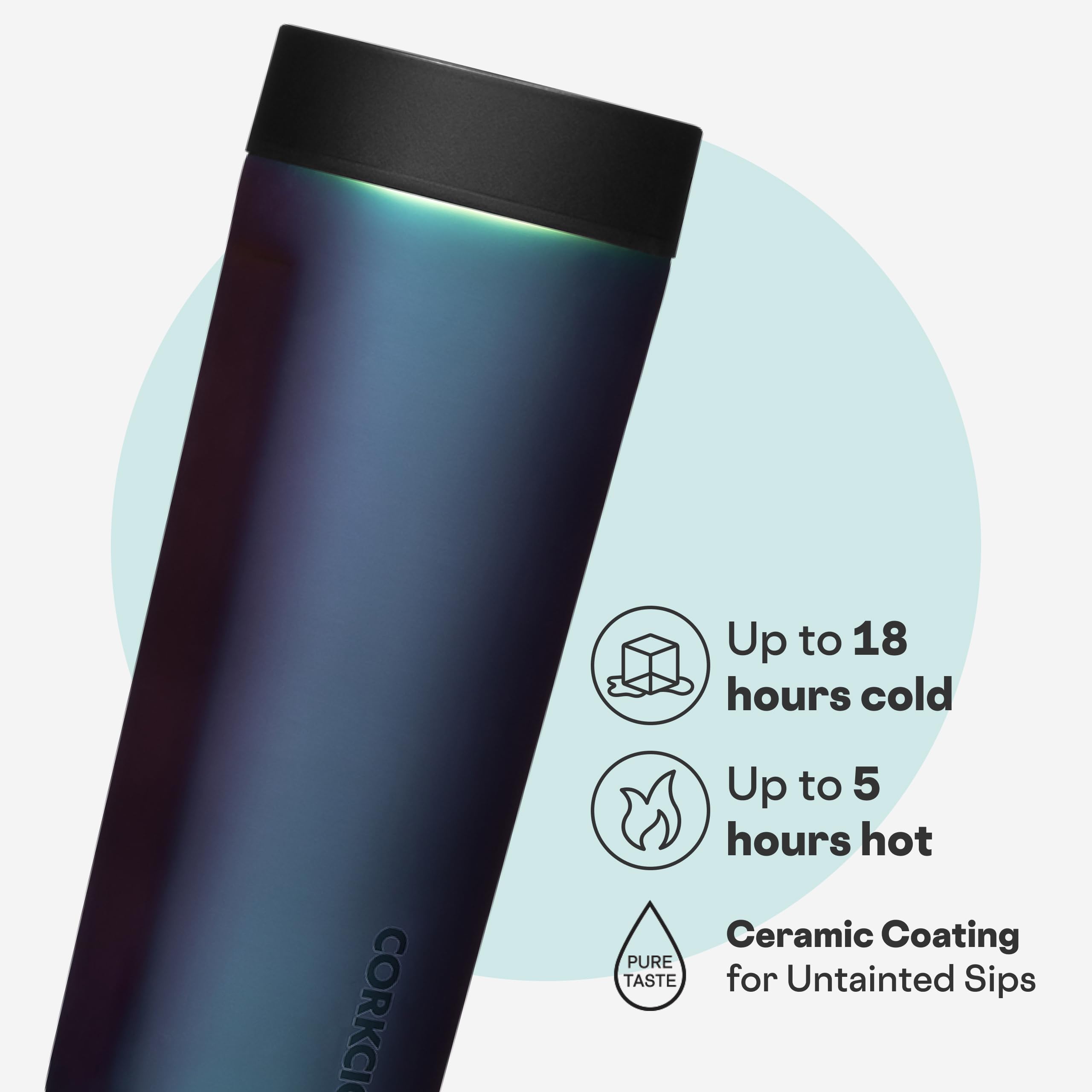 Amazon.com: Corkcicle Commuter Cup Travel Mug - Insulated Coffee