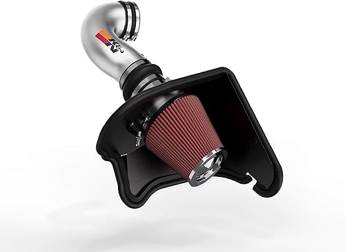 K&N Sistema de admisión de aire frío: filtro de aire de alto flujo, aumenta el rendimiento y aceleración: compatible con Chevrolet 2016-2024: Camaro