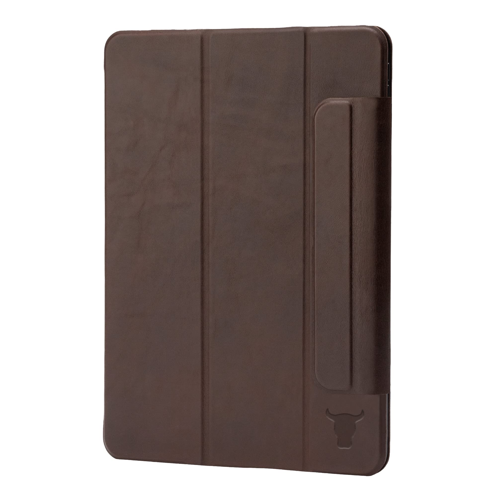 Photo 1 of TORRO Magnetic Case Compatible with iPad Pro 11 4th / 3rd / 2nd / 1st Gen- Genuine Leather iPad Pro 11 2022 Case with Stand Function and Wake Sleep Function (Dark Brown)