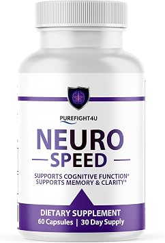 Neuro Speed Cognitive Formula, Brain Supplement for Memory & Focus, Supports Cognitive Performance, NeuroSpeed Natural Formula | 60 Capsules