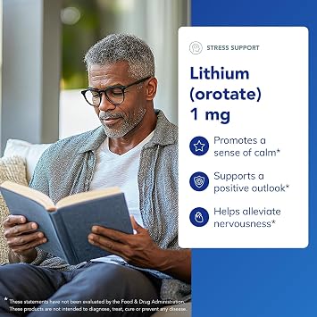 Pure Encapsulations Lithium (Orotate) 1 mg | Support for Calmness and Behavior* | 90 Capsules