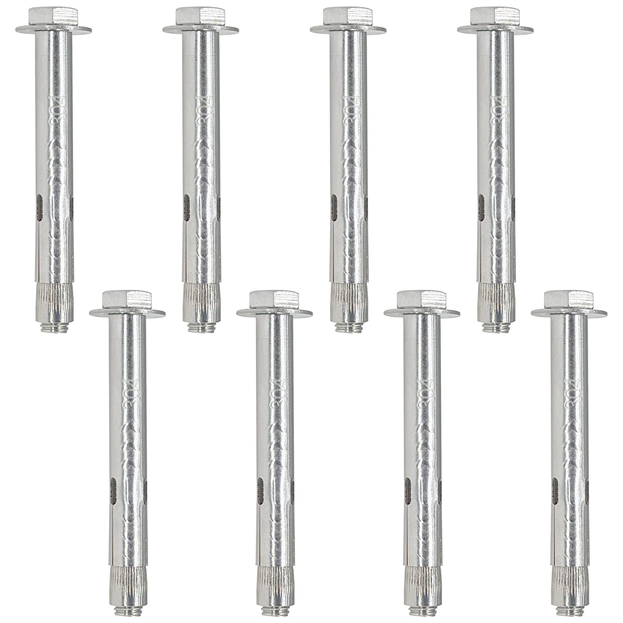 8 Piece Heavy Duty Stainless Steel Expansion Bolts,External Hex Expansion Anchor Bolt (M8 x 80mm) - Image 2