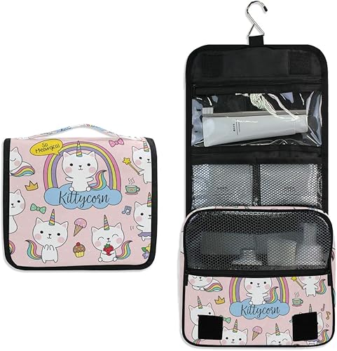 Miniatura 2 de senya Kit de neceser de viaje colgante, estuche de maquillaje, organizador de cosméticos para hombres y mujeres