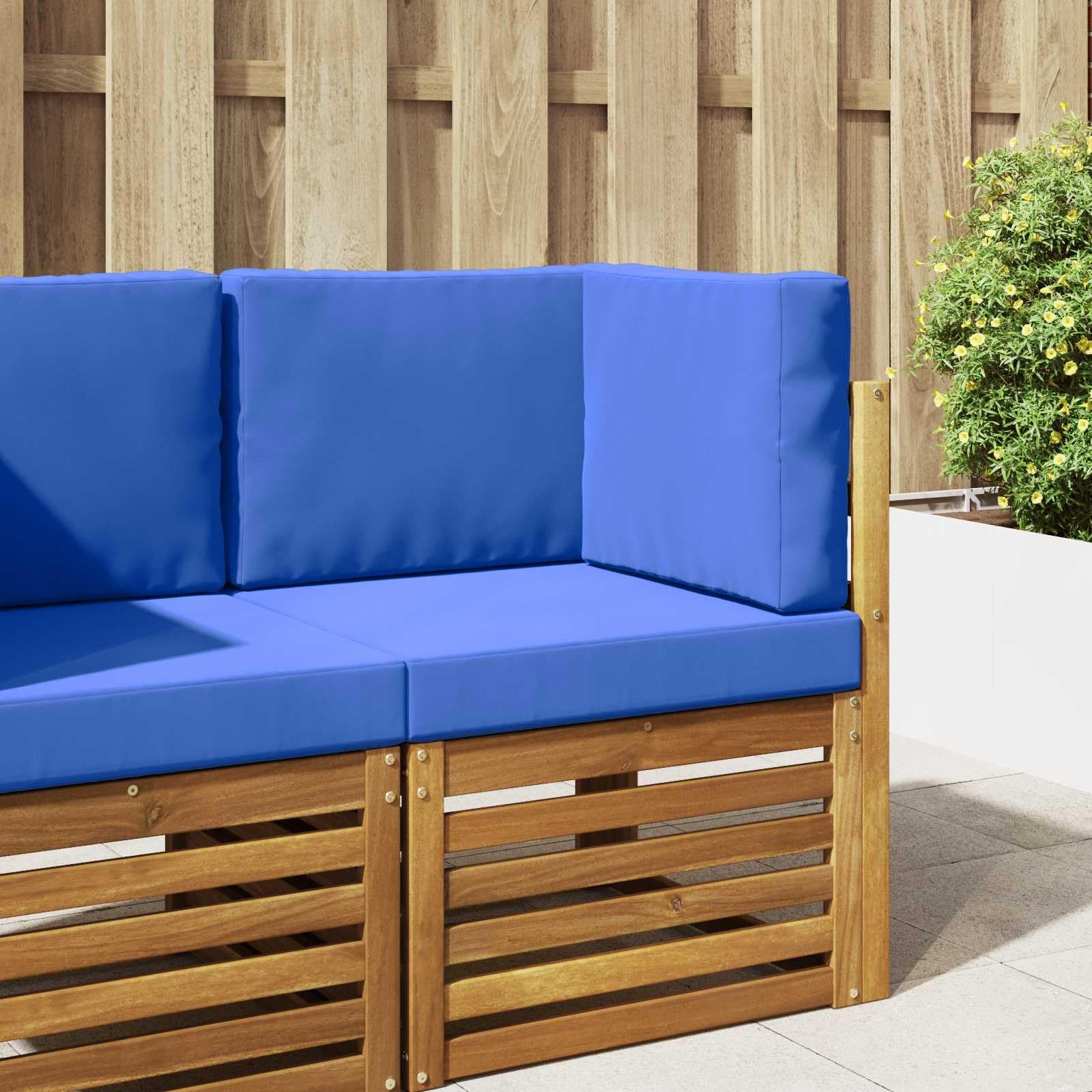 Coussin de canapé d'extérieur pour sublimer votre jardin en turquoise