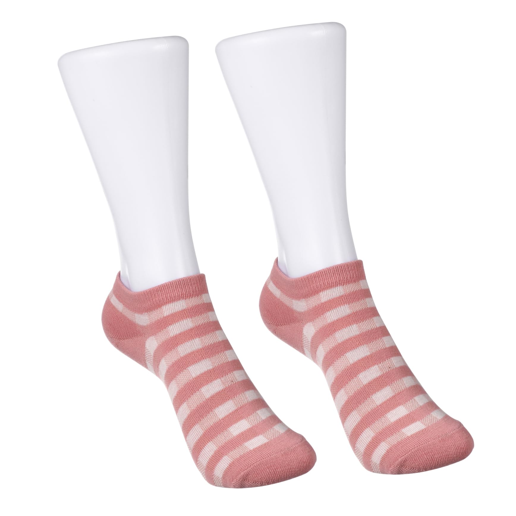 2 Stück Weiße Fake Feet aus Pp Kunststoff für Damen Kurze Socken Display Praktische Fußpuppe zum Präsentieren von Socken und Schuhen im Zuhause oder Geschäft