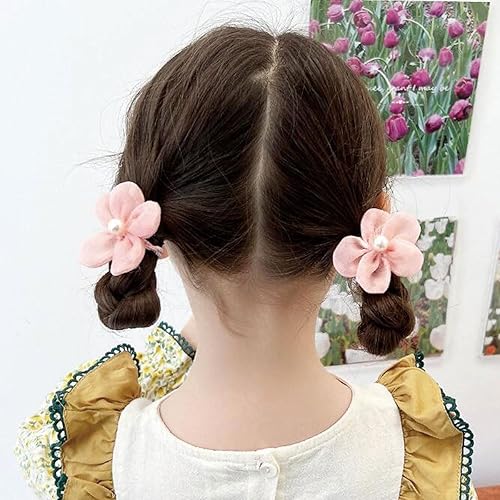 Miniatura 3 de Juego de accesorios para el cabello del bebé, 40 piezas de lindas bandas elásticas de goma, ligas para el cabello y soportes para cola de caballo