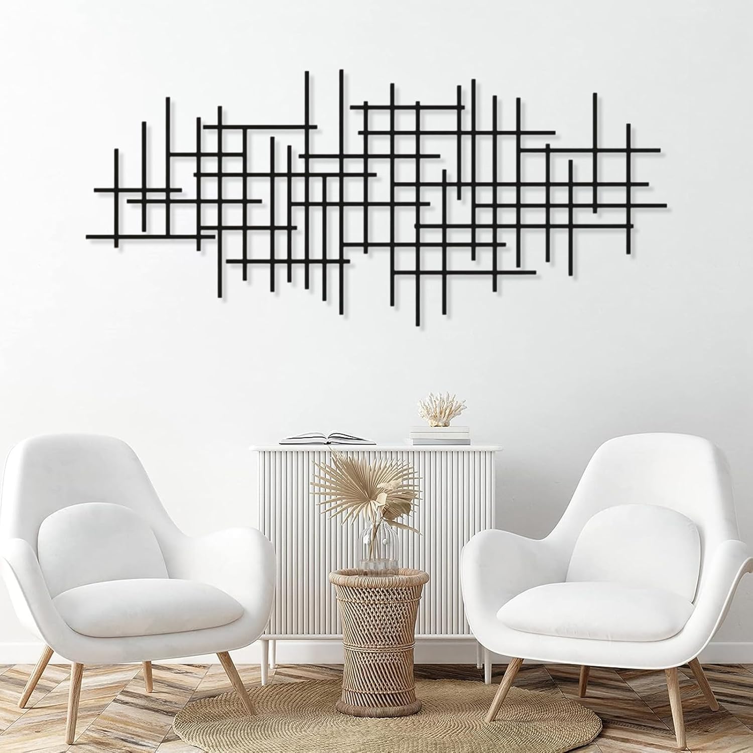 Modern Luxury Style Metal Wall Art, Abstract Metal Wall Art