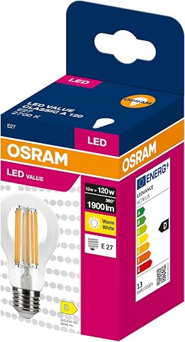 Osram LED FILAMENT CLASSIC A VALUE 13W 2700K Clear E27