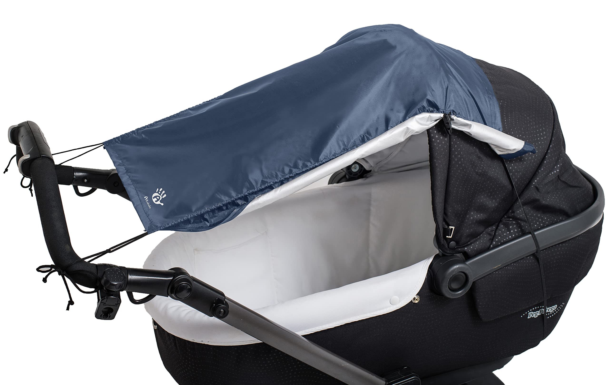 Altabebe AL7012-01 Sonnensegel mit Seitenschutz für Kinderwagen, Classic Blue Baby