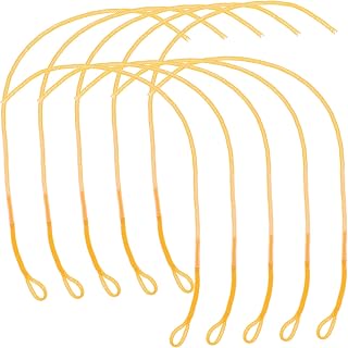 TOYANDONA 10 Piezas Línea de conexión de Pesca con Mosca Invisible líder de Pesca con Mosca en línea Cable Trenza pescando mar Alambre de Pesca Hilo de Pesca líderes de Alambre Nylon Naranja