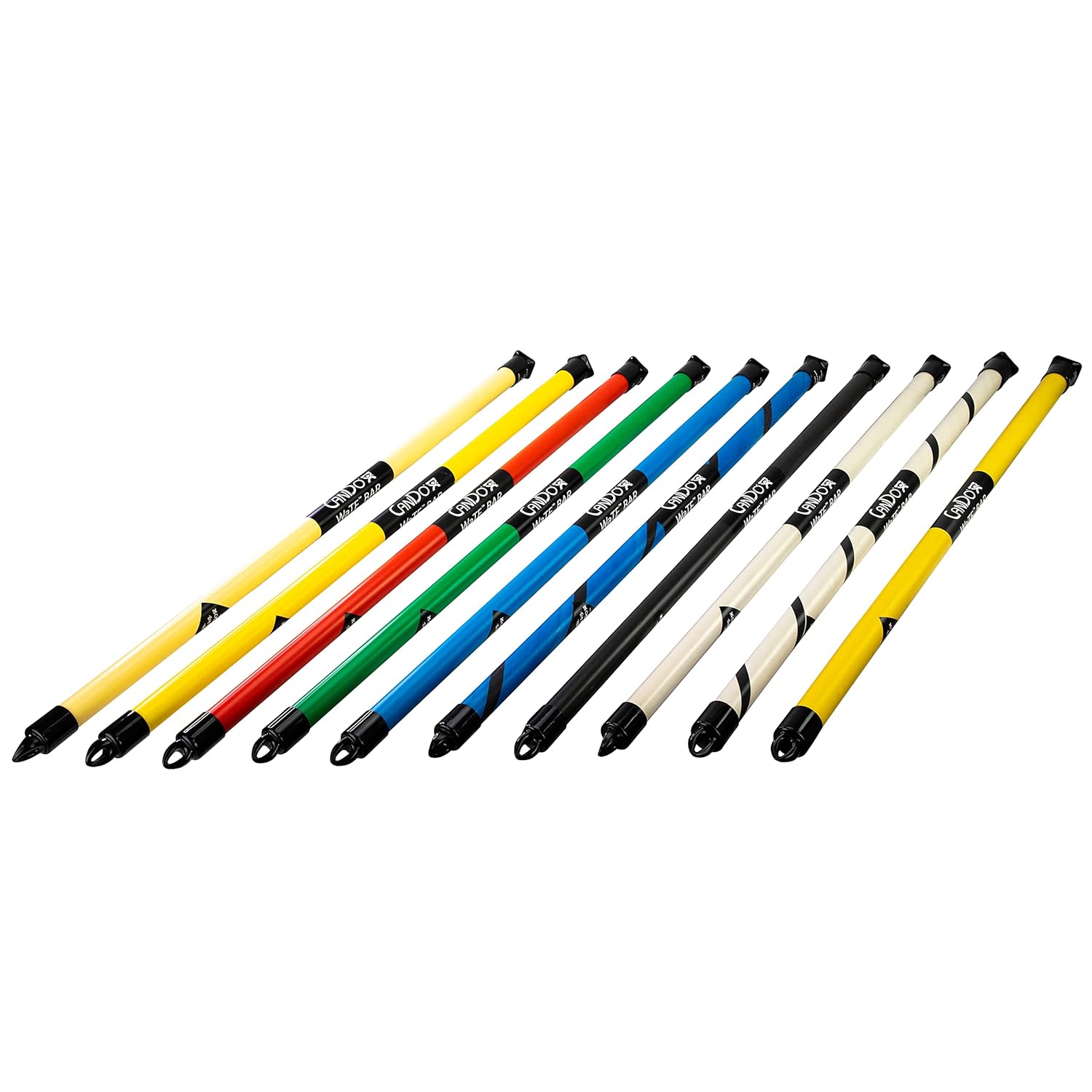 CanDo Slim WaTE Bar 10 Piece Set 1 through 10 lbs, Total