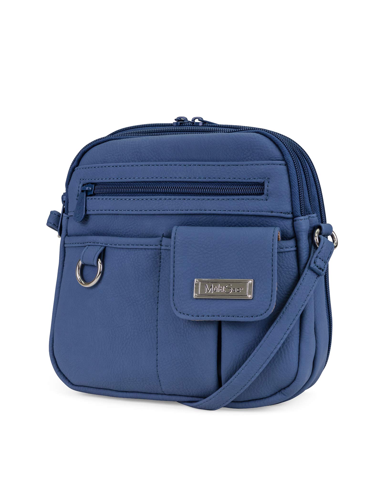 Multisac North South Mini Zip Around Crossbody Bag
