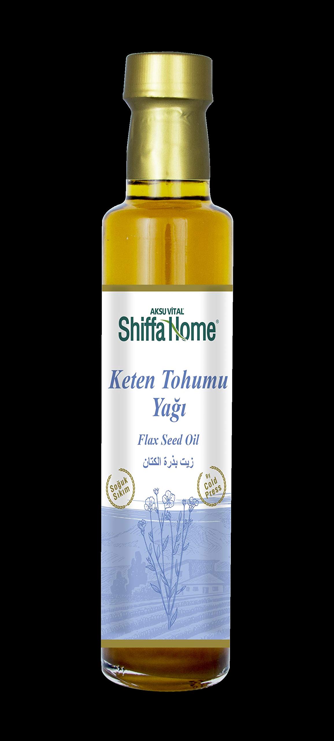 Shiffa Home Keten Tohumu Yağı 250 Ml | Soğuk Sıkım Omega-3, Omega-6 ve Omega-9 Yağ Asidi Kaynağı | Salata, Yoğurt ve Soğuk Mezeler İçin Doğal Bitkisel Yağ | Cilt ve Kalp Sağlığını Destekler