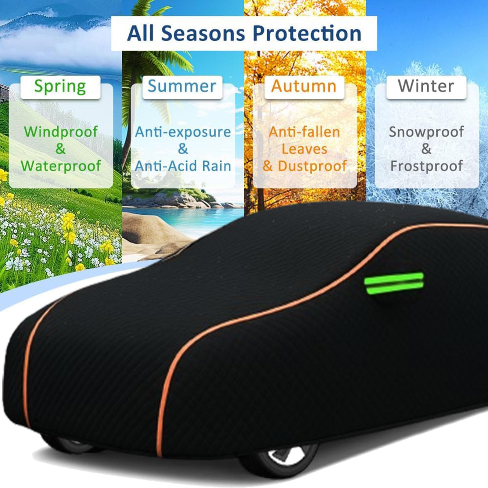 Anti-grêle Bache Voiture Exterieur pour Alpine A290 2025,Bâche Extérieure de Protection Complète,Garde Pluie/Neige+Protection UV+Anti-déchirure,Ourlet Élastique