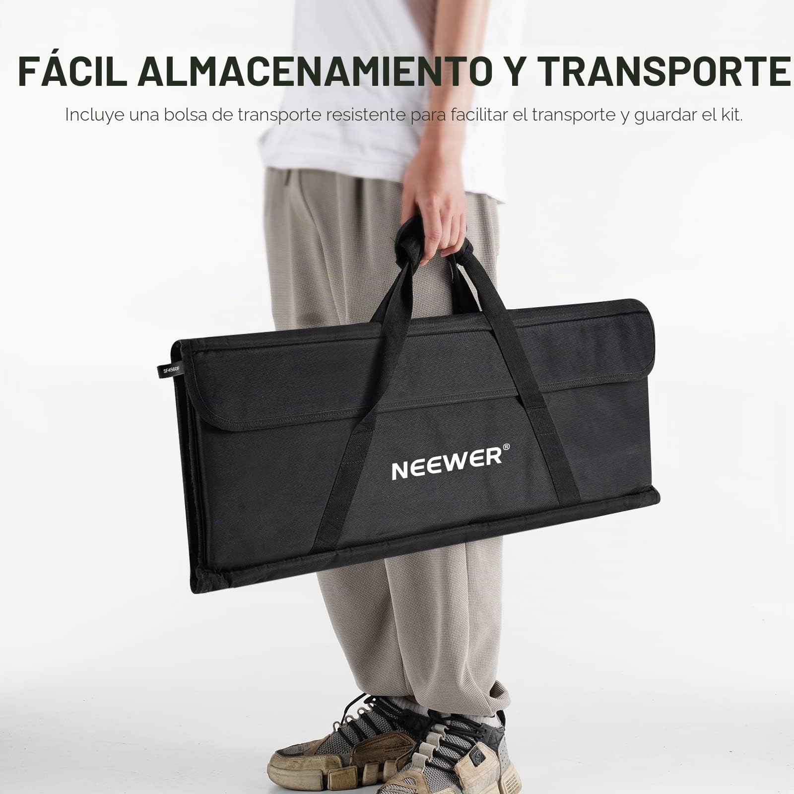 Neewer SF4560F SF4560F - Kit de Bandera Plegable, 45 x 60 cm, 5 en 1, Reflector de iluminación, difusor de luz, modificador de luz, para Efectos Suaves, difusos y de luz, Bolsa de Transporte incluida