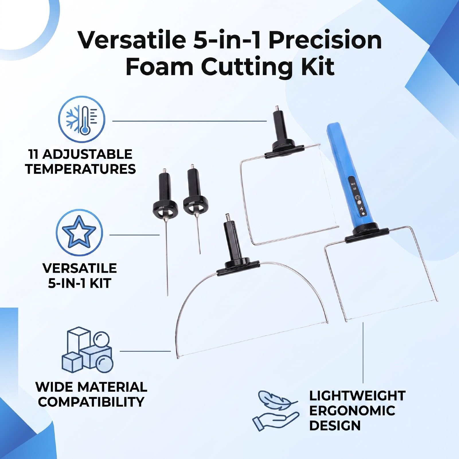 Cutter de Mousse ÉLectrique pour Art en Eps,20CM (Prise UE)