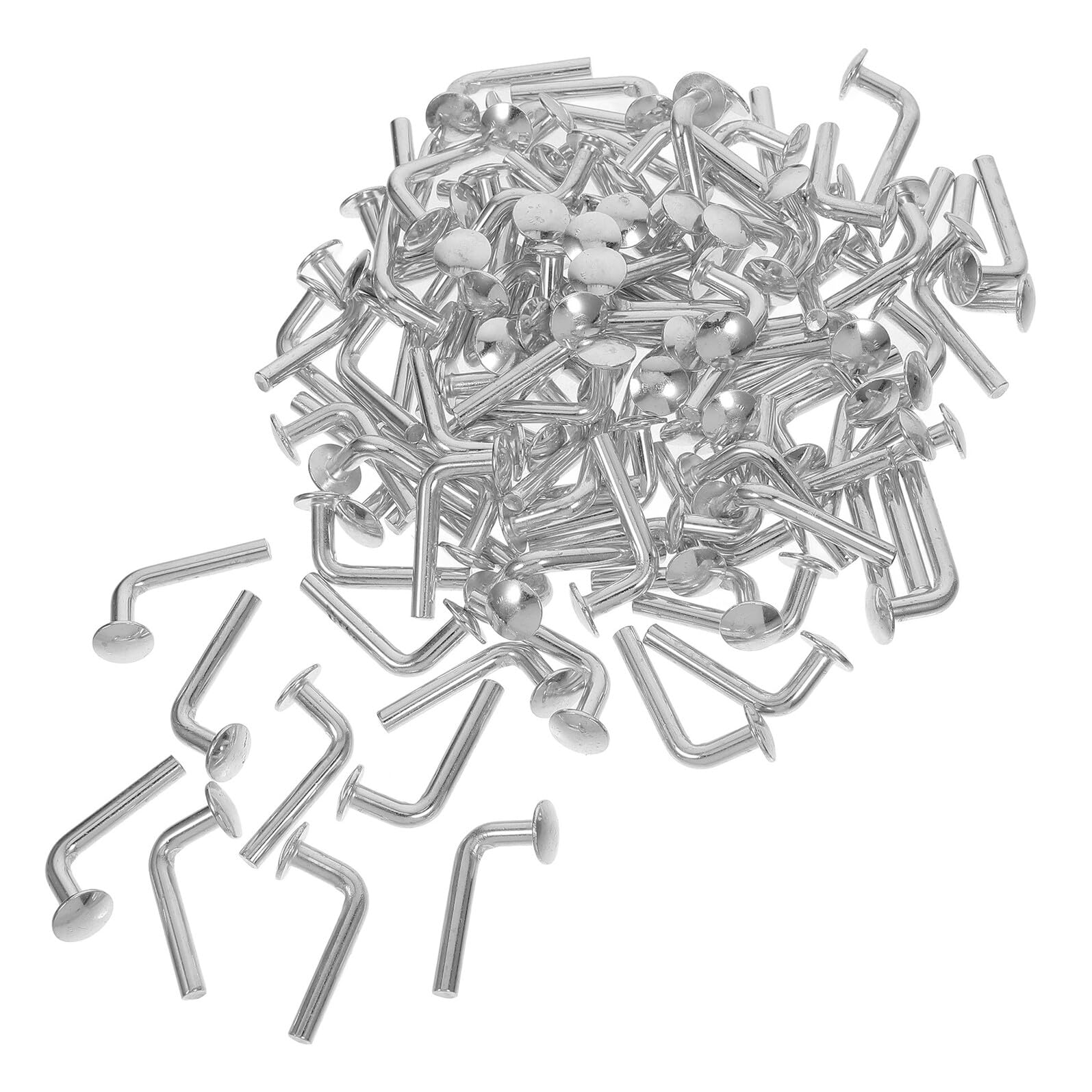 200pezzi Perno di Blocco in Metallo Resistente alla Corrosione per Scaffalature e Supporti per Magazzino