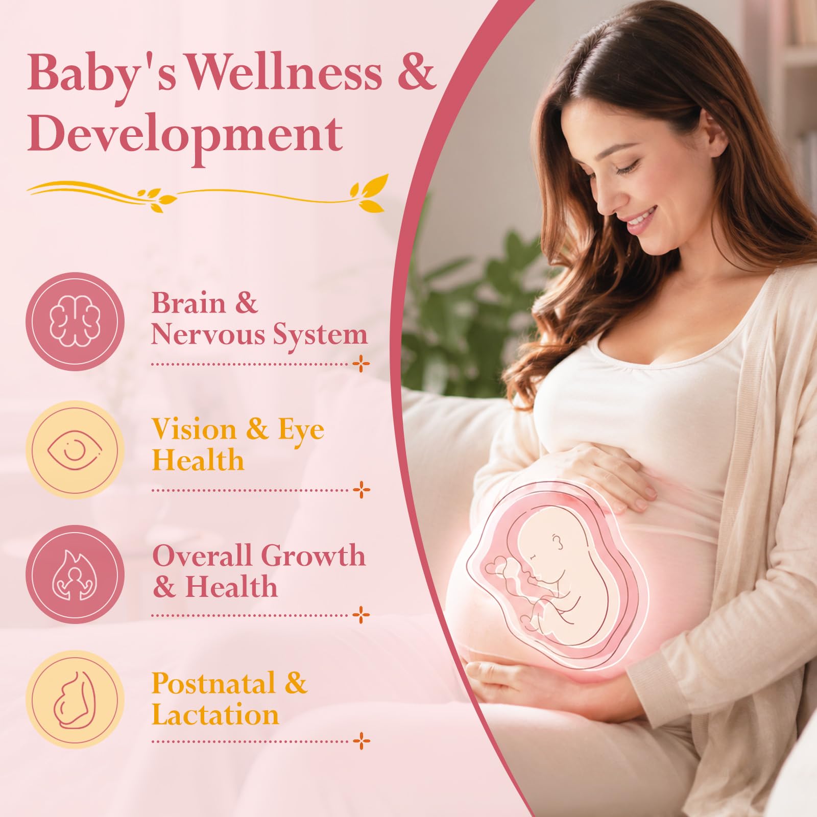 Prenatal Vitamins for Women, Choline Prenatal Gummies with Iron, Omega 3 — Amazon image 7