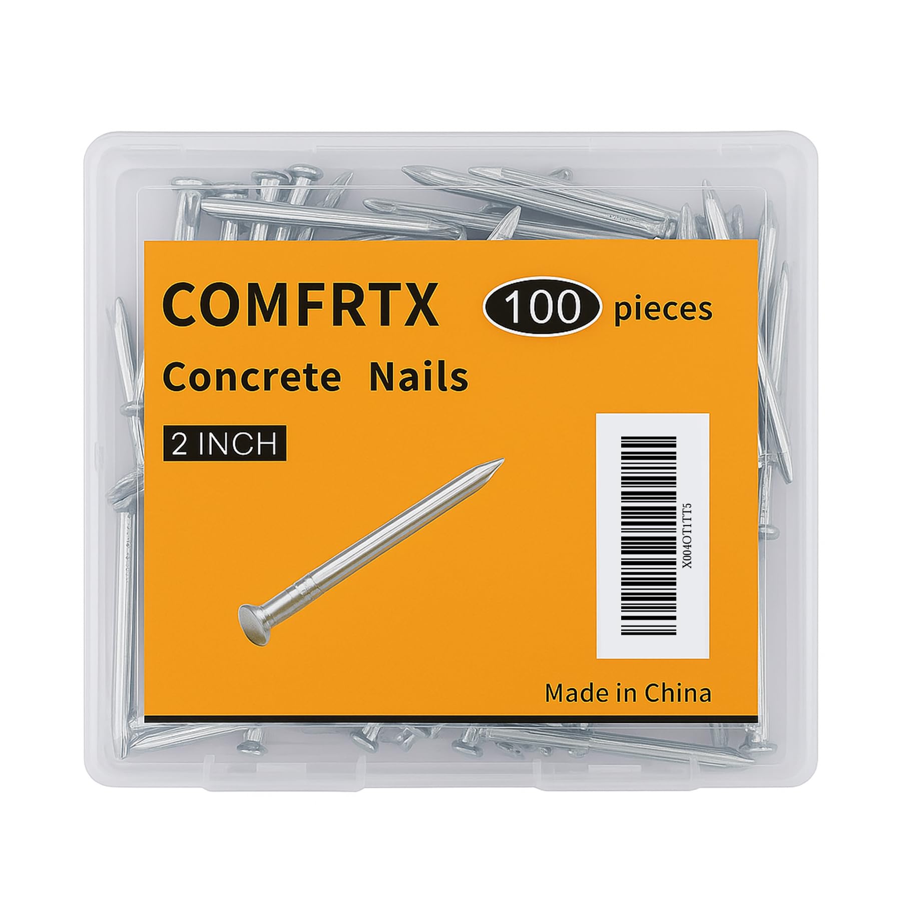 Concrete Nails 2 Inch for Masonry &amp; Cement Walls