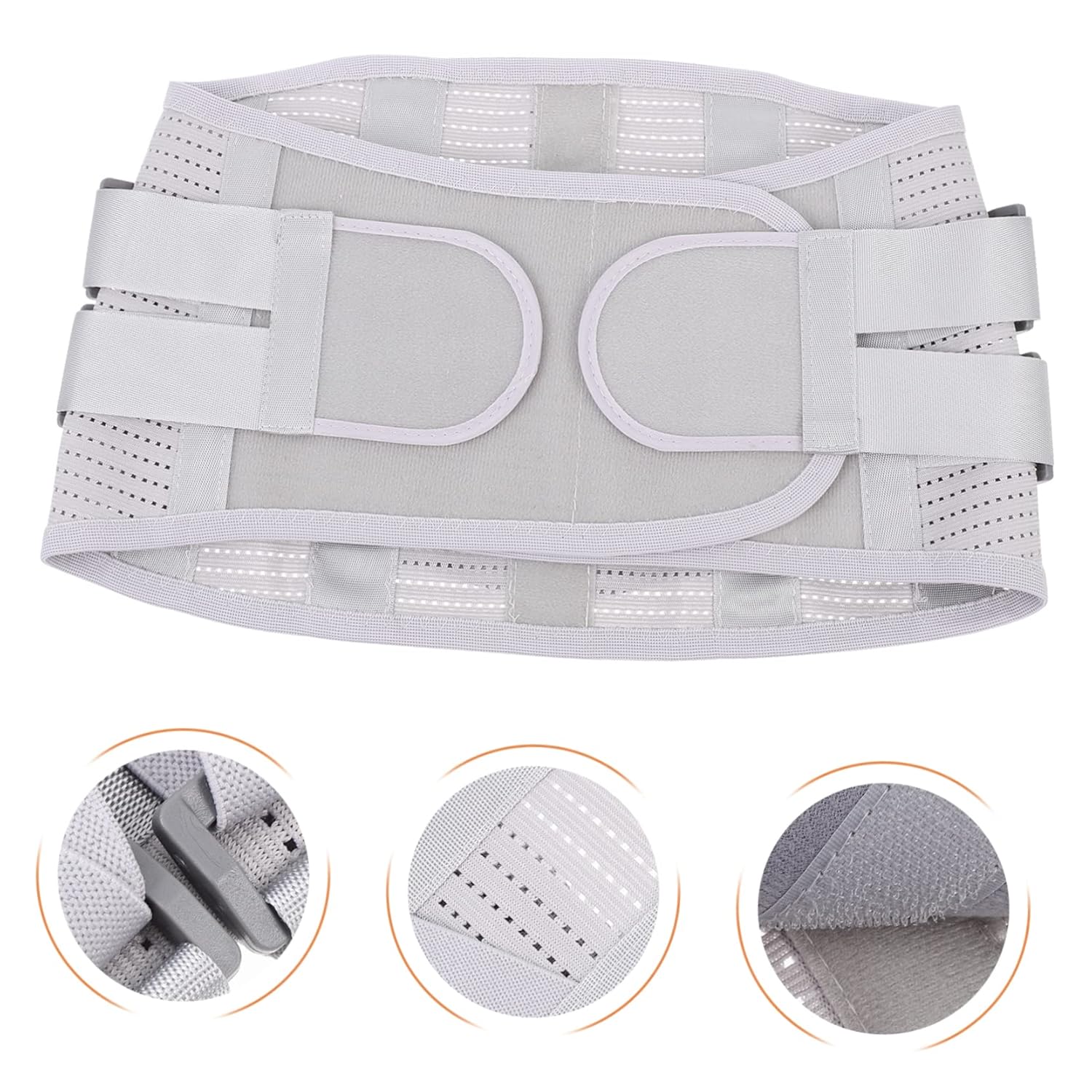 Unisex Back Support Belt Breathable Lower Back Brace for Men Women Waist Protector for Fitness and Sports Summer Lumbar Support Steel Plate