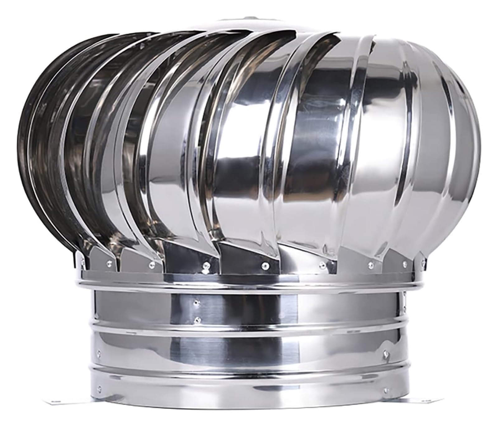 Conduit en acier inoxydable 304 anti-infiltration d'eau pour ventilation de toit sans montage
