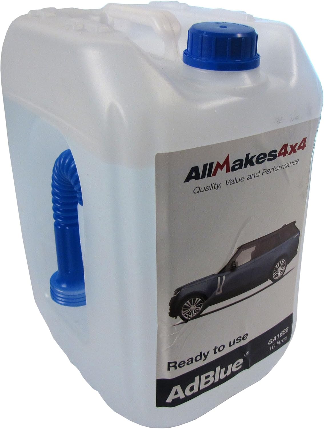 AdBlue Diesel Exhaust Fluid DEF SCR LR072258, Original Equipment, Bulk 2.6-Gallon / 10L Container, Compatible with Land Rover Discovery 5, Range Rover Sport, Velar, And Evoque, Diesel Vehicles Only