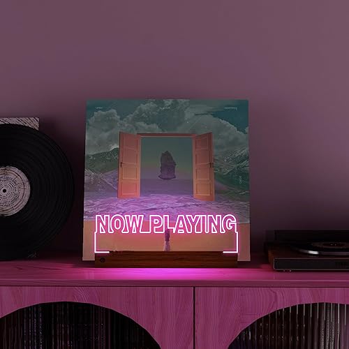 Miniatura 56 de YuanDian Soporte personalizado para discos de vinilo, soporte para discos de vinilo, soporte de acrílico de madera para almacenamiento de discos